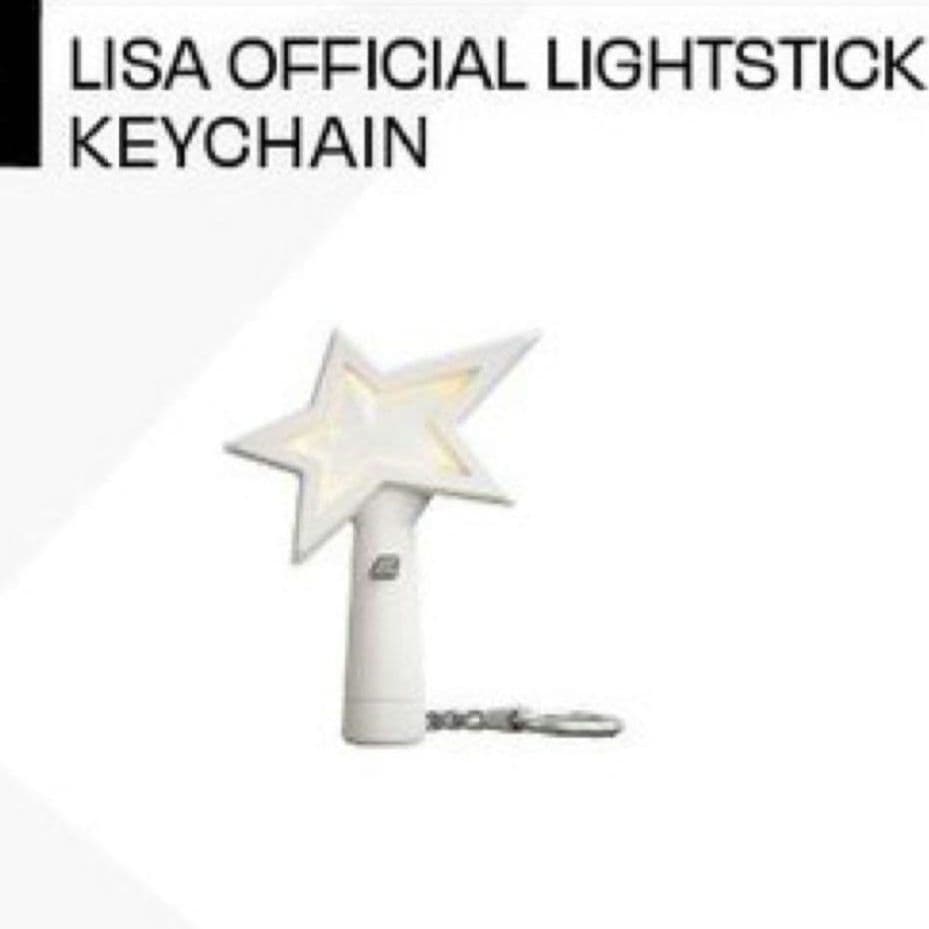 BLACKPINK LiSA ライトスティックキーチェーン ポップアップ - メルカリ
