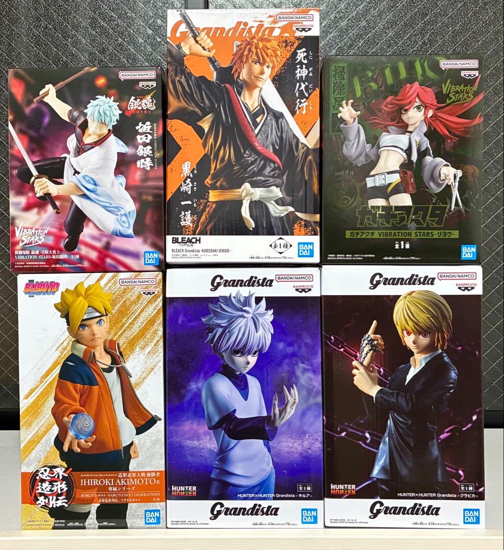 【人気アニメフィギュア ６種６体セット】まとめ売り\