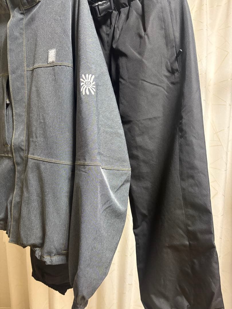 686 Dojo 23-24 L ブラックデニム スノボウェア パンツ付き