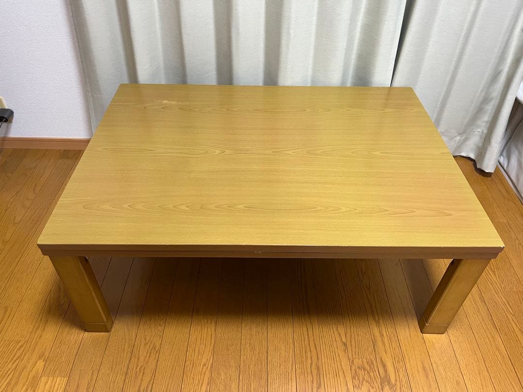 美品　こたつテーブル フラットヒーター