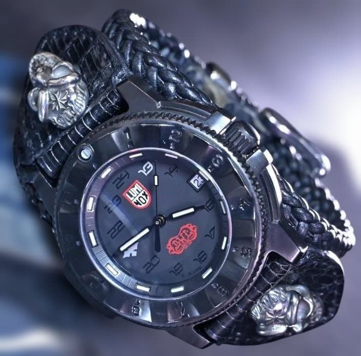 ビルウォールレザー × ルミノックス コラボ第2弾 BWL ブラック 腕時計