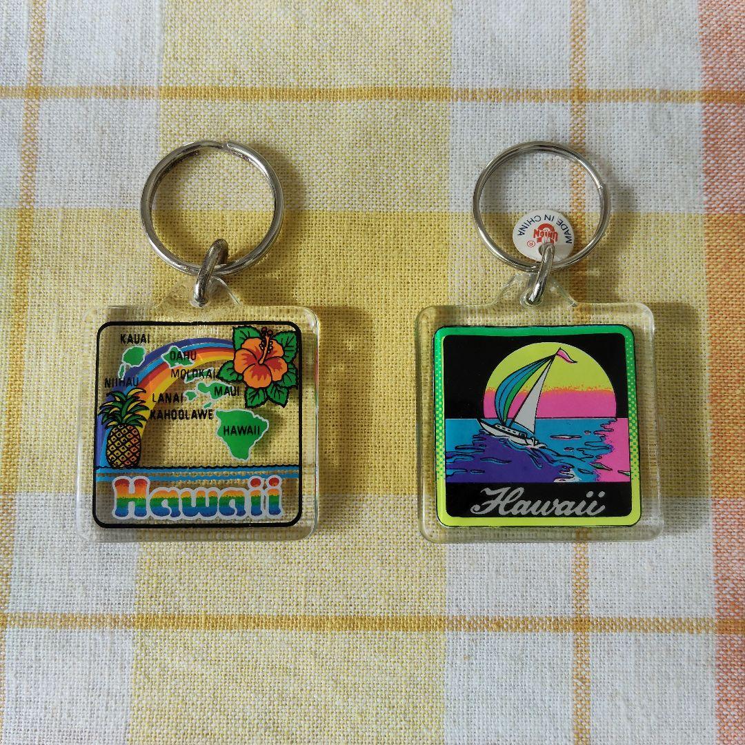 ハワイ アクリルキーホルダー レトロ - メルカリ