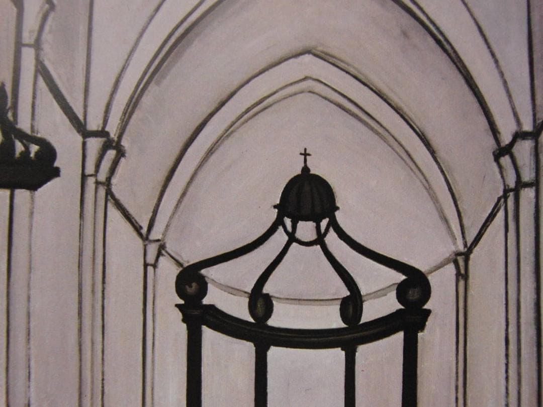 ベルナール・ビュッフェ【Interieur d'eglise】 - メルカリ