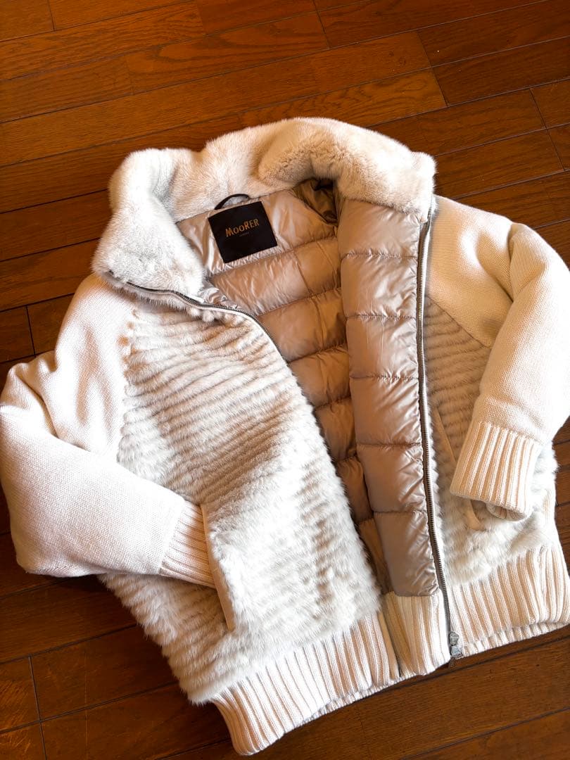 ムーレー　Moorer ミンク　ダウン　異素材　イタリア製