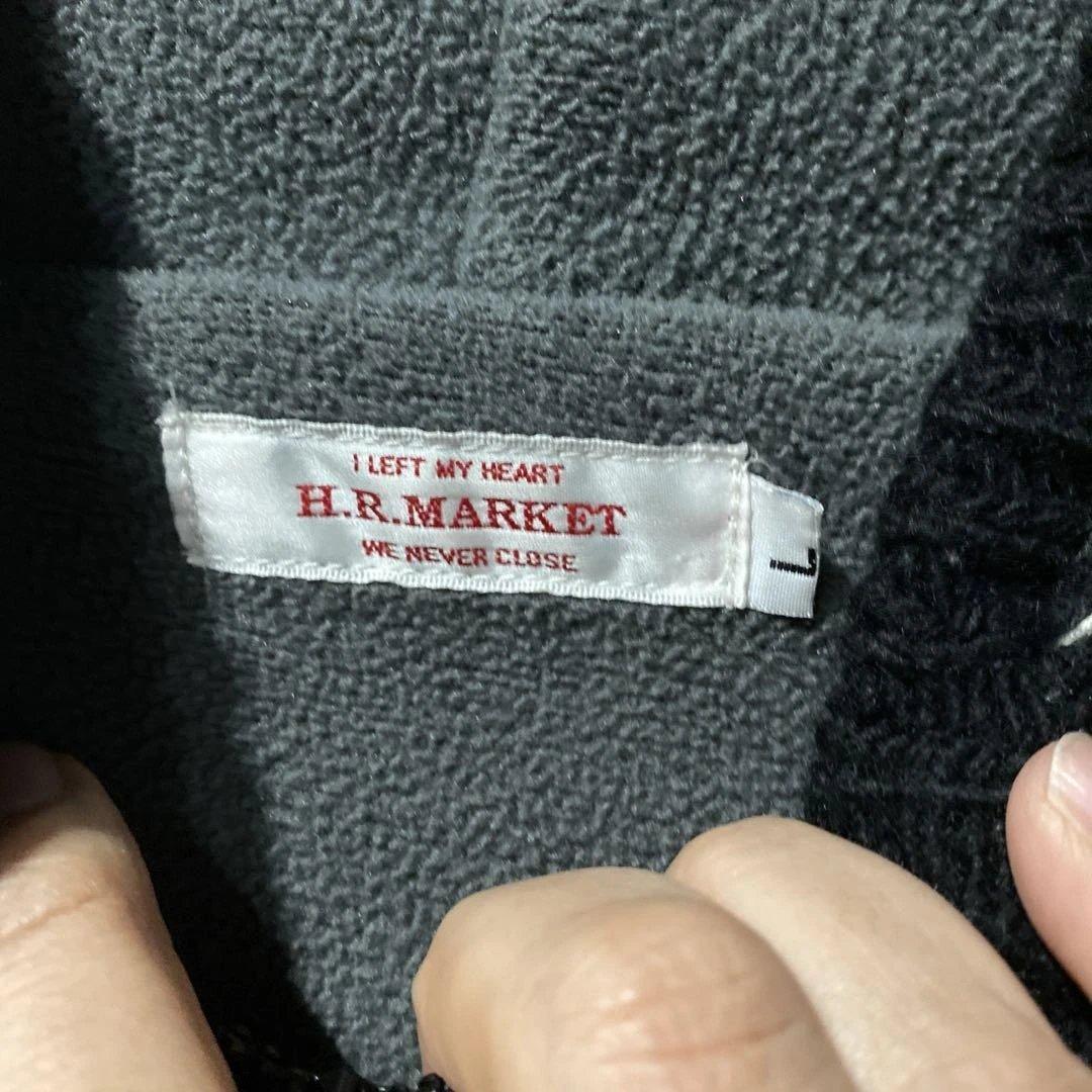 H.R.MARKET ハリウッドランチマーケット ウールフルジップパーカー L