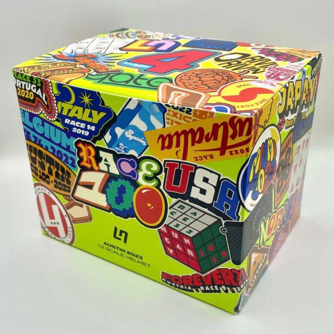 1/2 ヘルメット マクラーレンF1 ランド・ノリス 2023年 アメリカGP