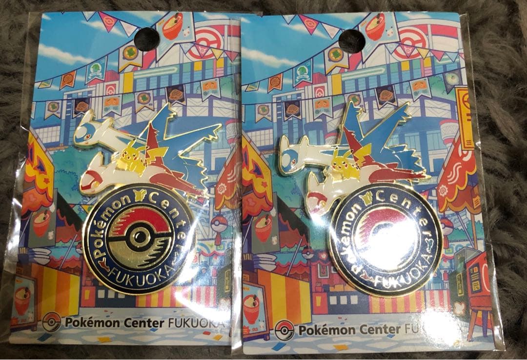 ポケモンセンターフクオカ 福岡 ロゴピンズ - メルカリ