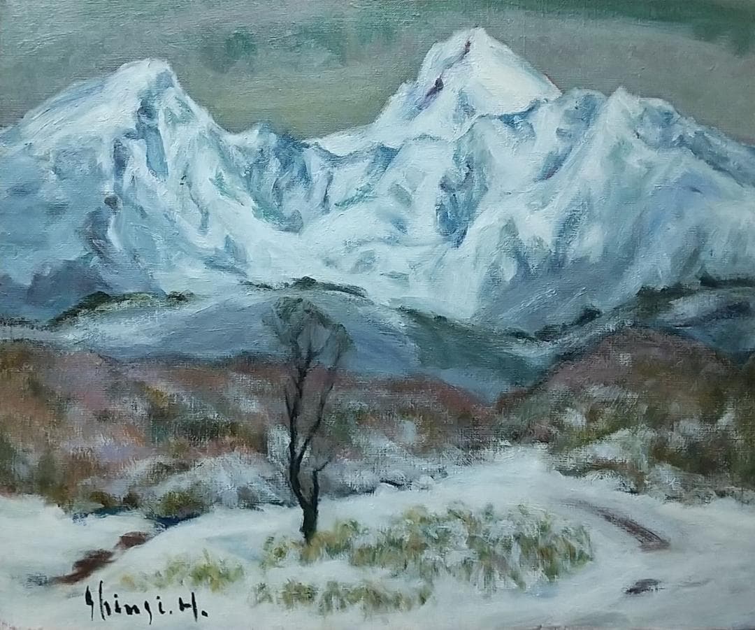 F8「冬磐梯」絵画 油絵 油彩画 風景画 アート 磐梯山 (2393) F8「冬磐梯」絵画 油絵 油彩画 風景画 アート 磐梯山 (2393) F8「冬