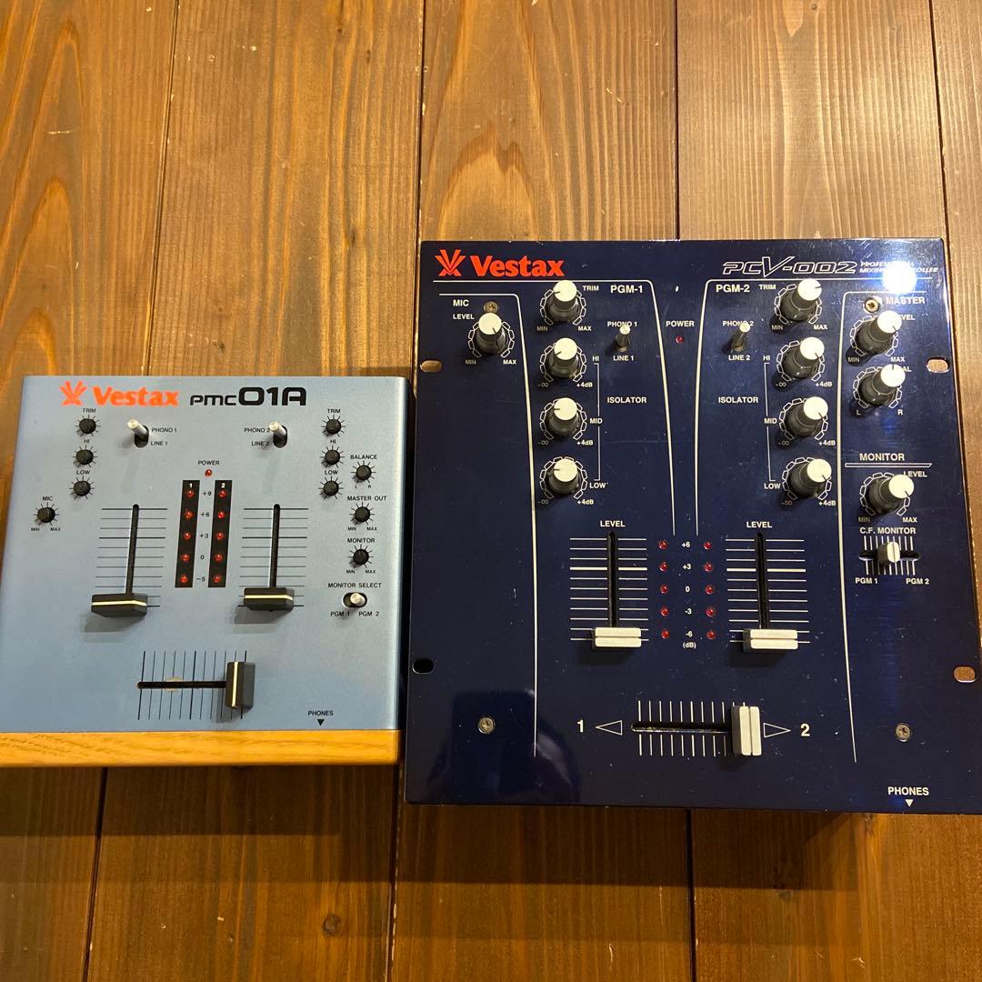 Vestax pmc 01 A PCV 002 セット DJミキサー ベスタクス