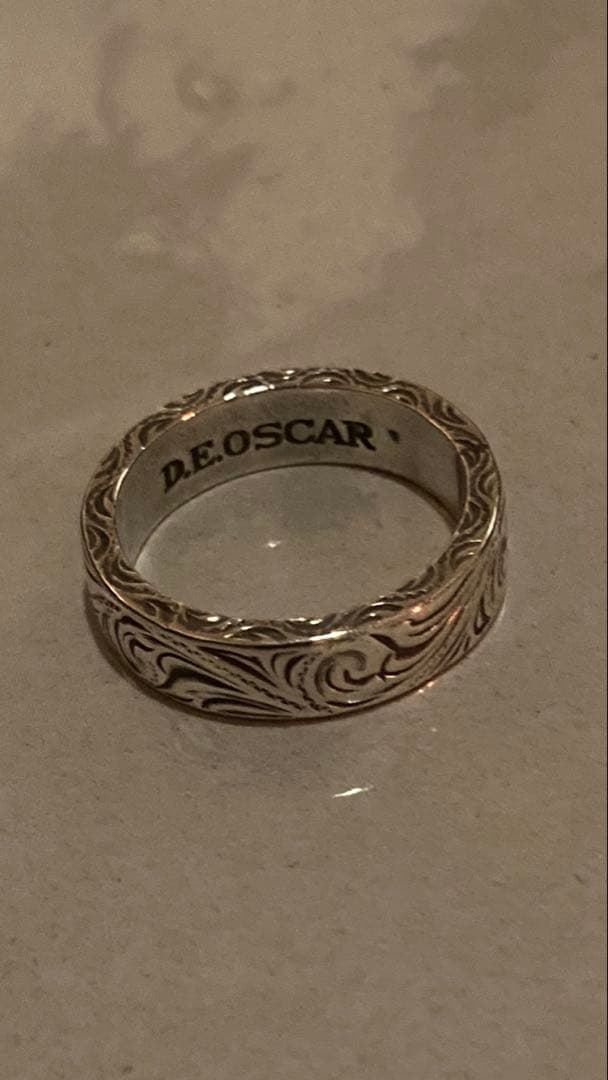 funny D.E OSCER シルバーリング