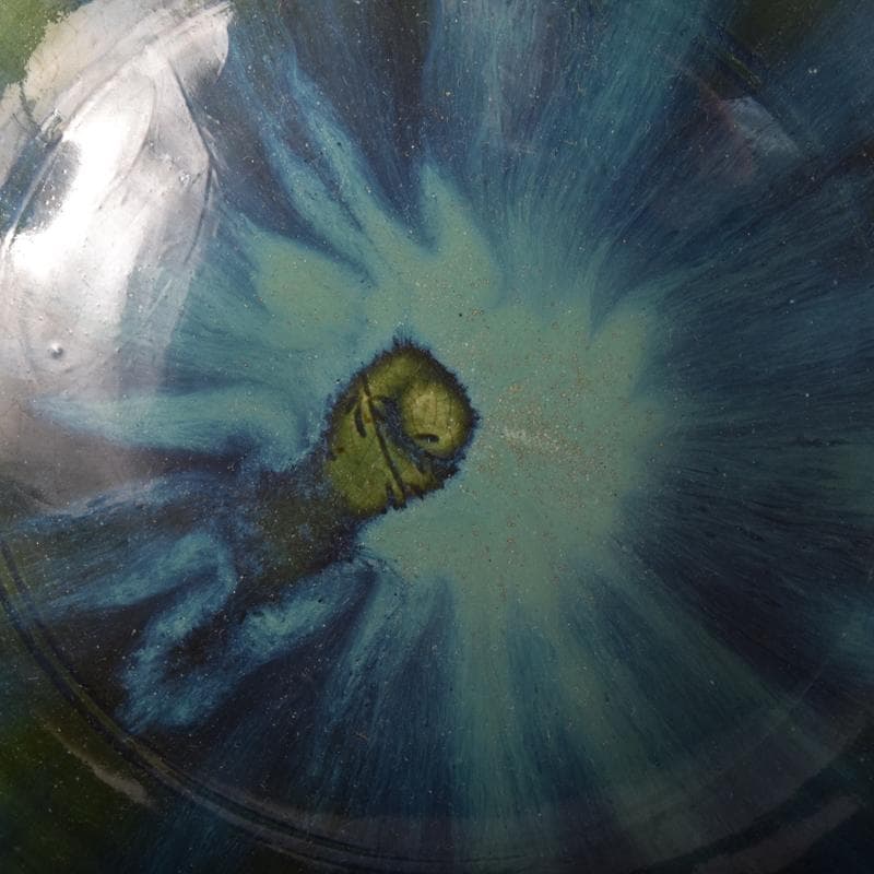 美濃焼 加藤光右衛門作 織部 水玉透かし鉢 共箱 C 6951A - メルカリ