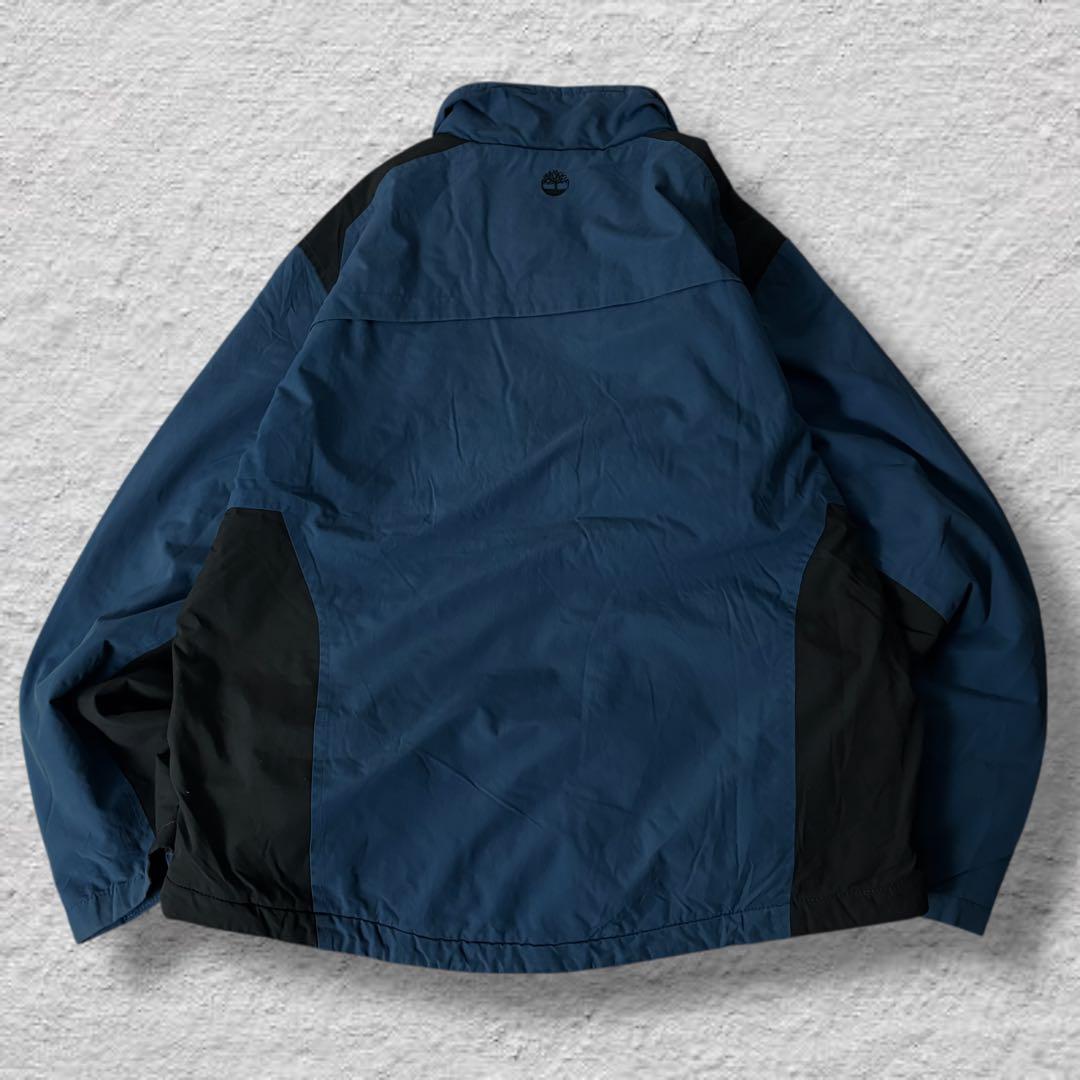 ティンバーランドウォームアップジャケット90s古着vintageバイカラーL