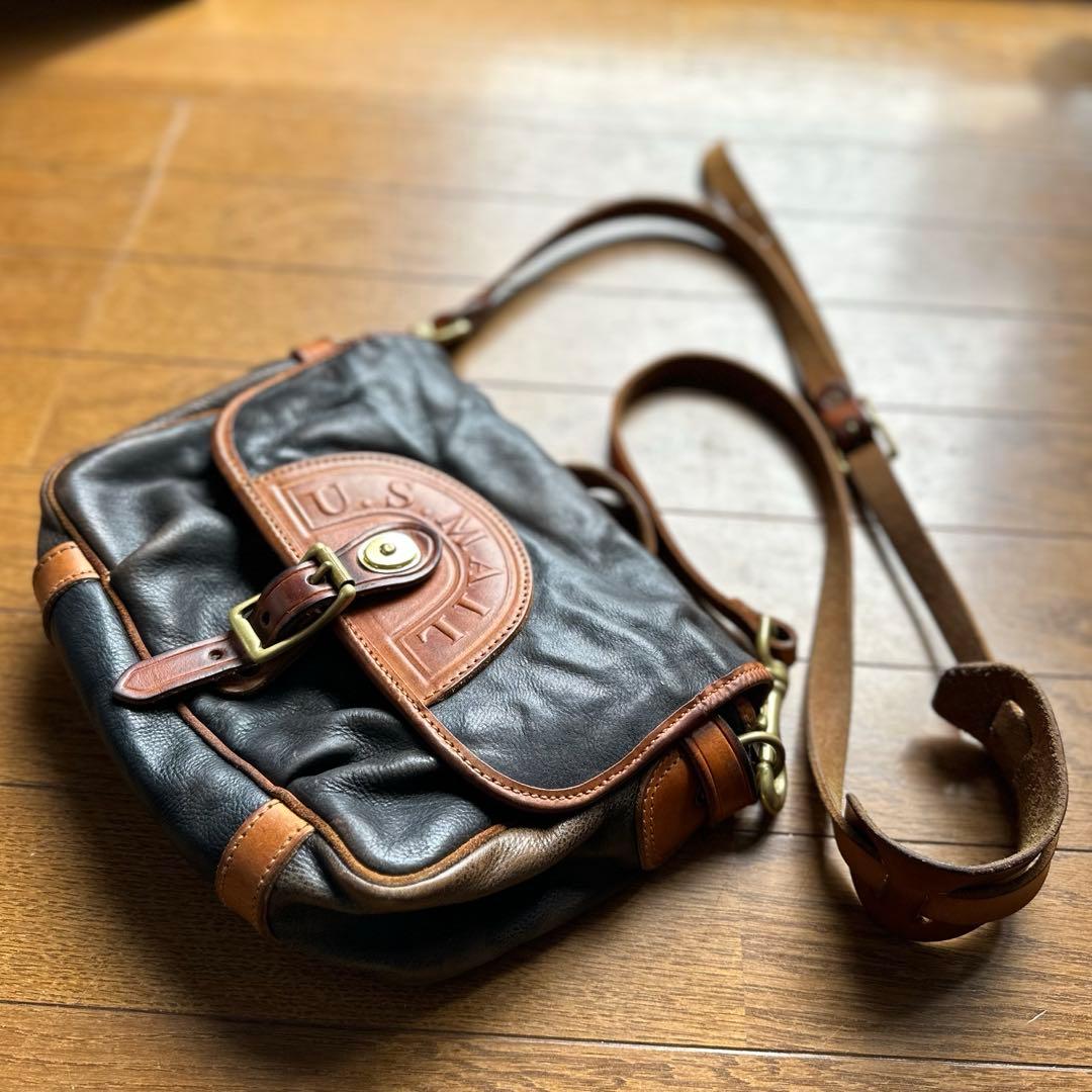 U.S.MAIL ポストマンバッグ ショルダーバッグ 本革 レザー