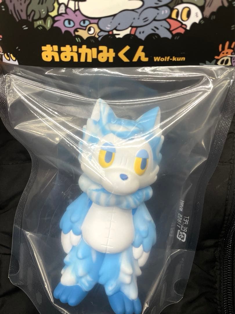 おおかみくん あらいきりこ　個展　青空　ソフビ
