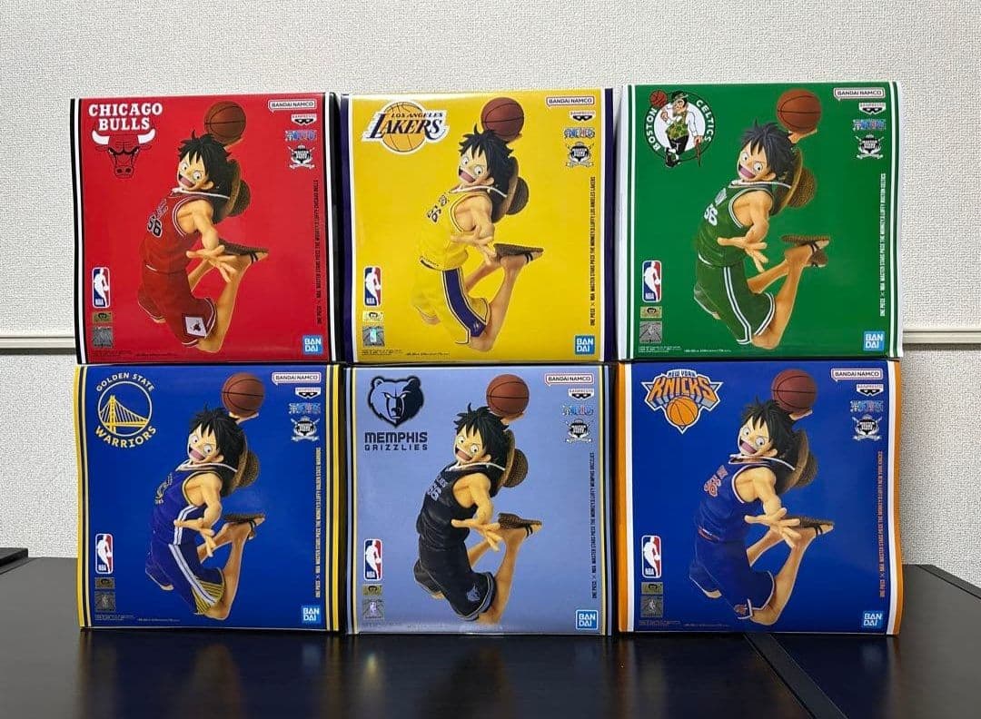 NBA ルフィ ワンピースベースショップ 6体セット
