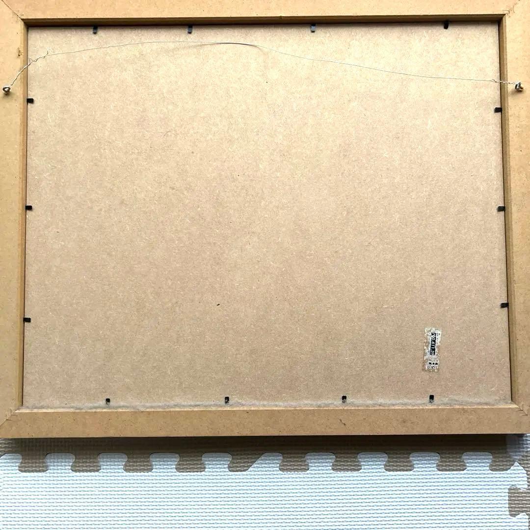 モンサンミシェル 水彩画作家 B. Stelling 金色フレーム - メルカリ