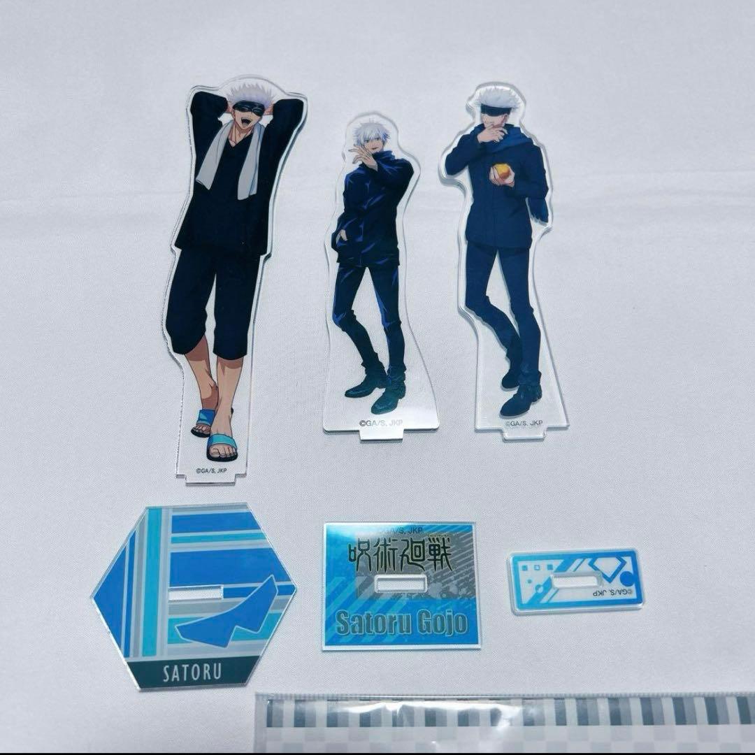 呪術廻戦 五条悟 夏油傑 まとめ売り アクスタ 缶バッジ - メルカリ