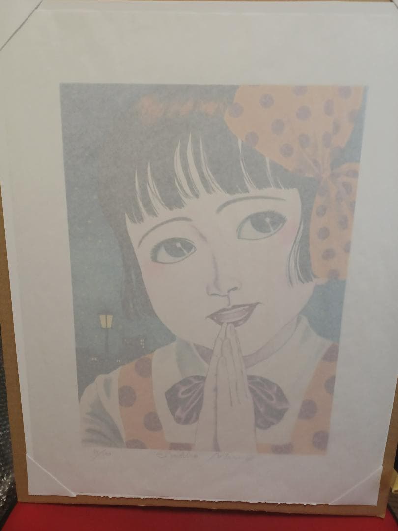 【悶絶レア】丸尾末広 少女椿 シルクスクリーン