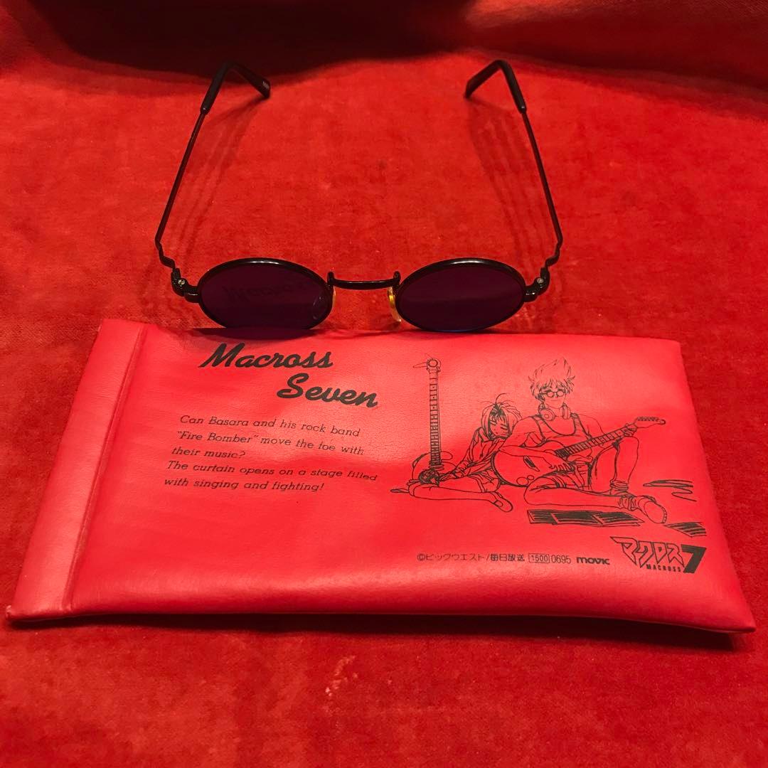 【レトロ美品✨】熱気バサラ　サングラス　BASARAモデル マクロス7 マクロス7』熱気バサラのサングラスがモチーフのコードブレスレットが