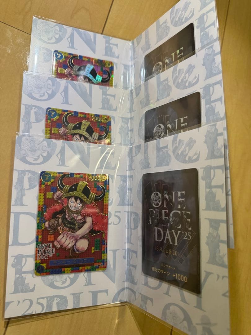 ONE PIECE DAY 2025プレミアムカードコレクション ３枚新品