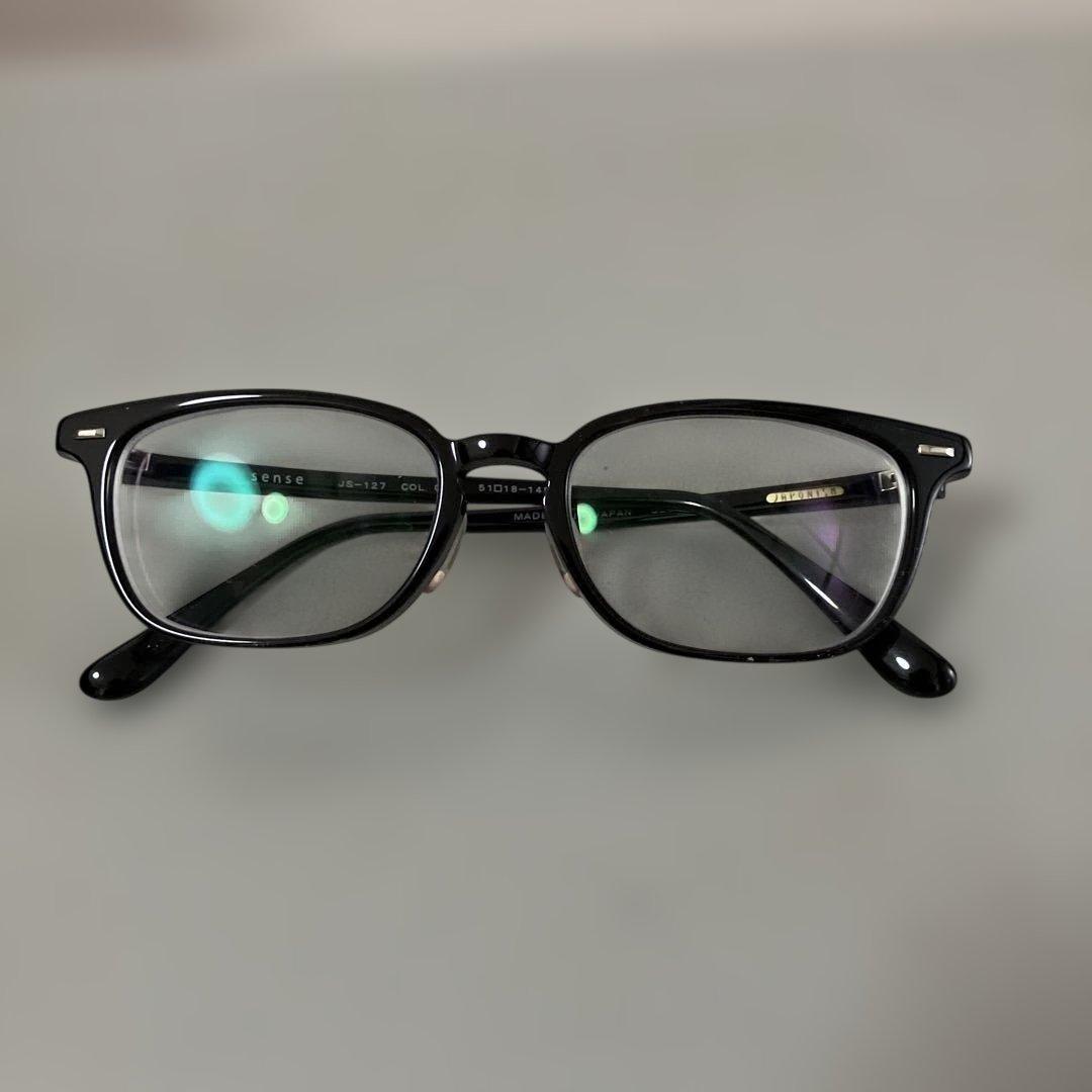 JS-127 COL. 01 日本製 セルロイドメガネ