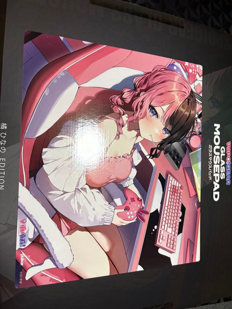 ぶいすぽ ガラスマウスパッド 橘ひなの Edition