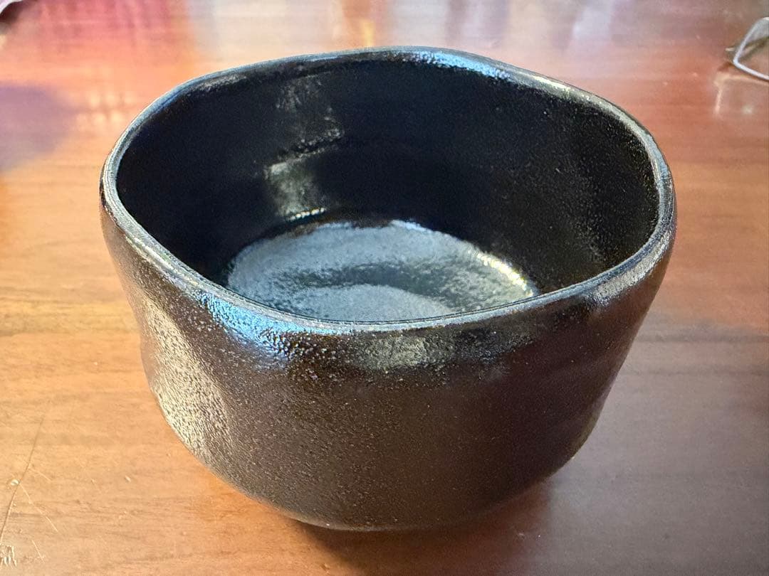 茶道 黒の抹茶茶碗 艶有りタイプ - メルカリ
