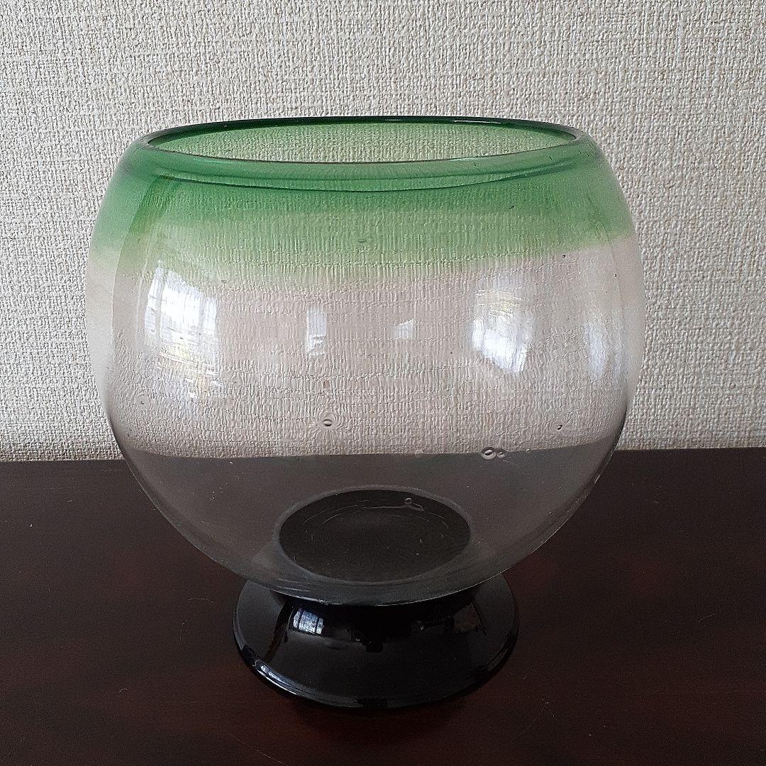 「ペコ」　　　　　　　　　アンティーク硝子　大正ロマン　とろとろガラス karai 大正浪漫 水玉 - 明治三十二年創業のガラス食器会社「廣田硝子