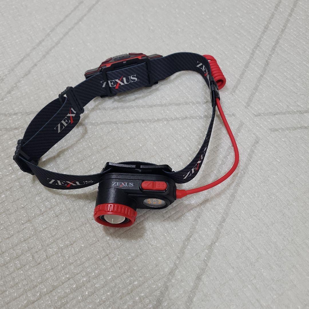 ZEXUS 充電式ヘッドランプ CREE LED ZX-R730