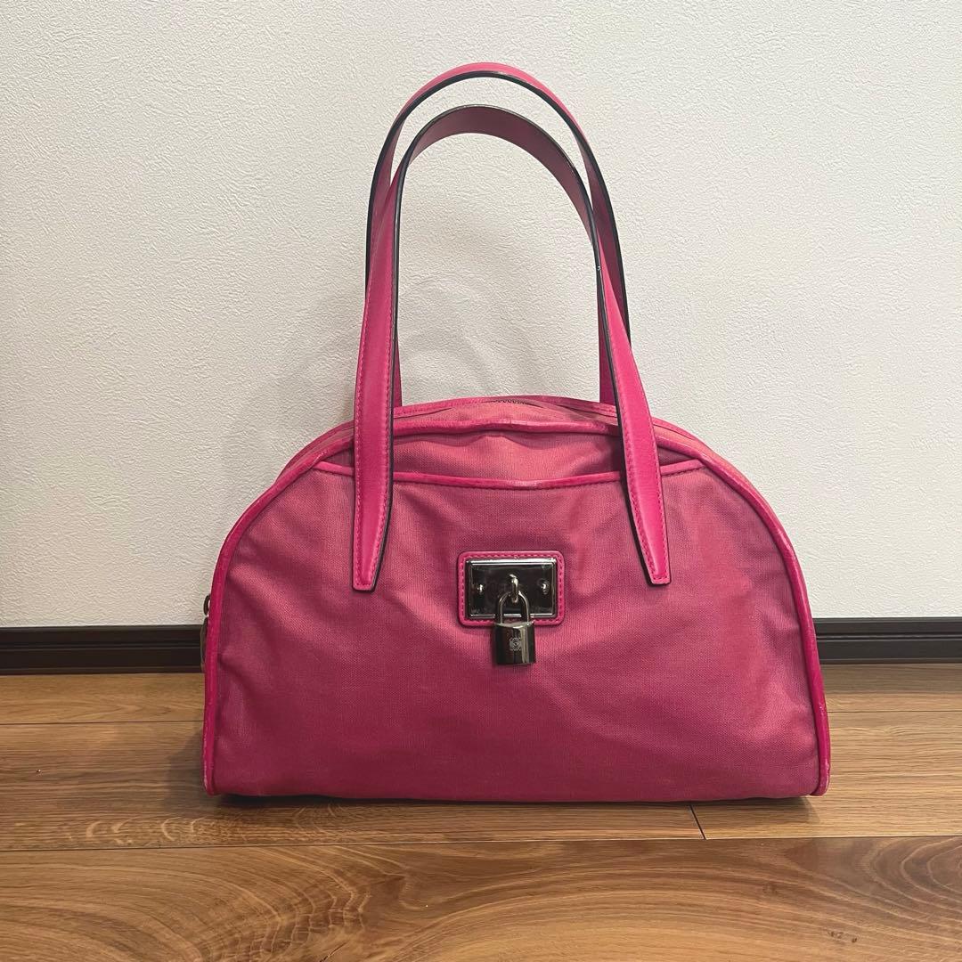 LOEWE ロエベ ハンドバッグ ピンク 鍵付き