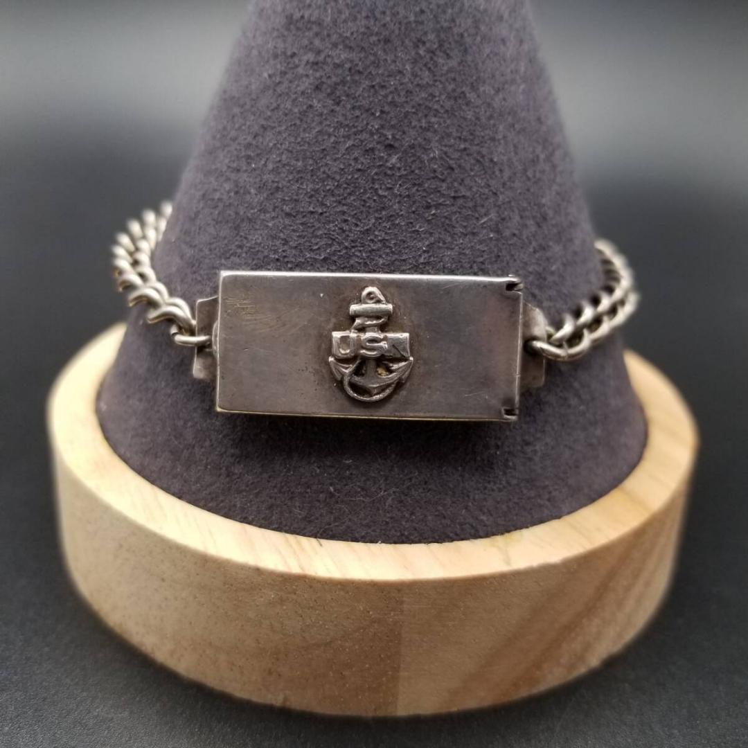 WWII期 US Navy アメリカ海軍 Locketag ヴィンテージ ミリタ