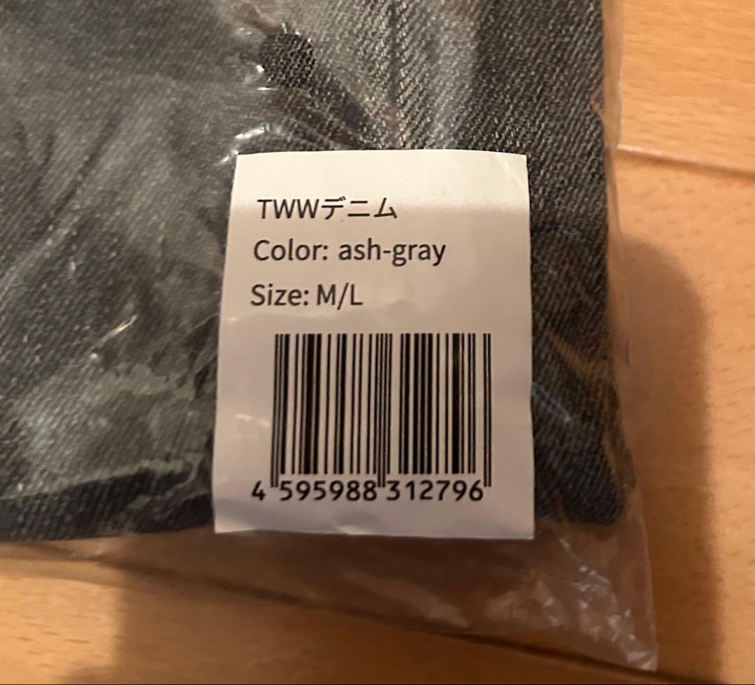 TWWデニム ash-gray M/L 骨格ウェーブ