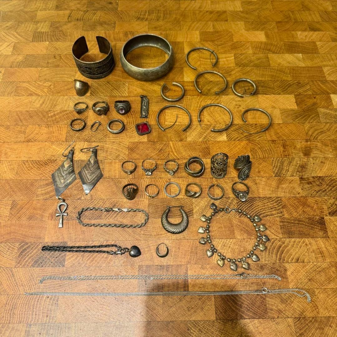 シルバー系アクセサリー大量まとめ売り 約277g｜925刻印含む