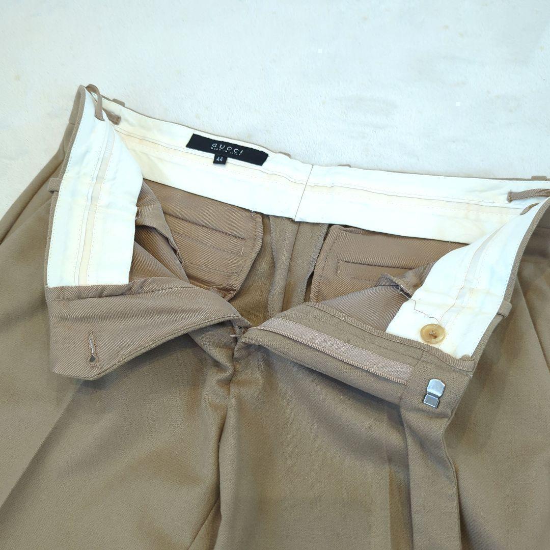 人気 グッチ セットアップ ダブル パンツスーツ 40 44 ベージュ L 楽天
