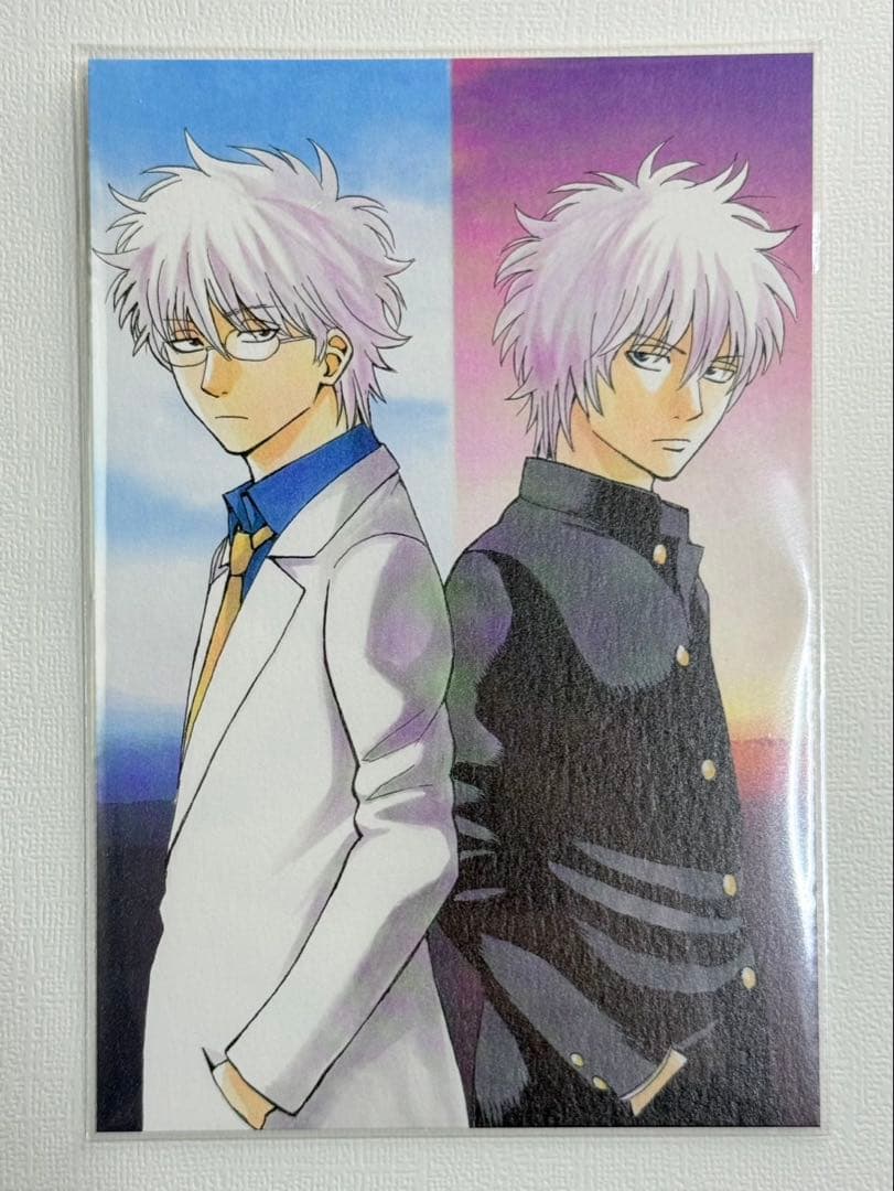 銀魂展 ポストカード はたちのつどい 3年Z組 銀八先生 坂田銀時 ②