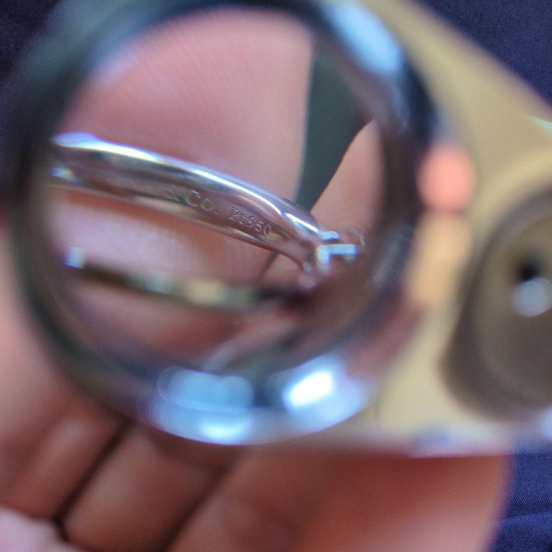 ティファニー ハーモニーリング 0.22ct 14号 pt950 美品