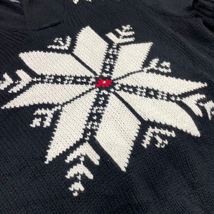 90s ラルフローレン カシミヤ混 ショールカラーニットセーター 窪塚