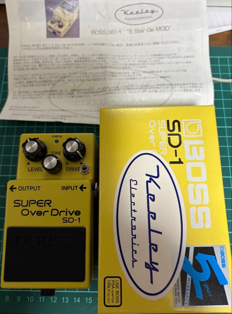 KEELEY モディファイBOSS SUPER Over Drive SD-1