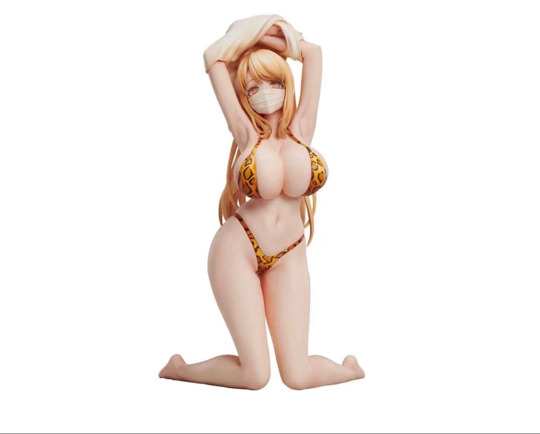 ポップキュンイラスト『ヒョウ柄の水着』 完成品 フィギュア