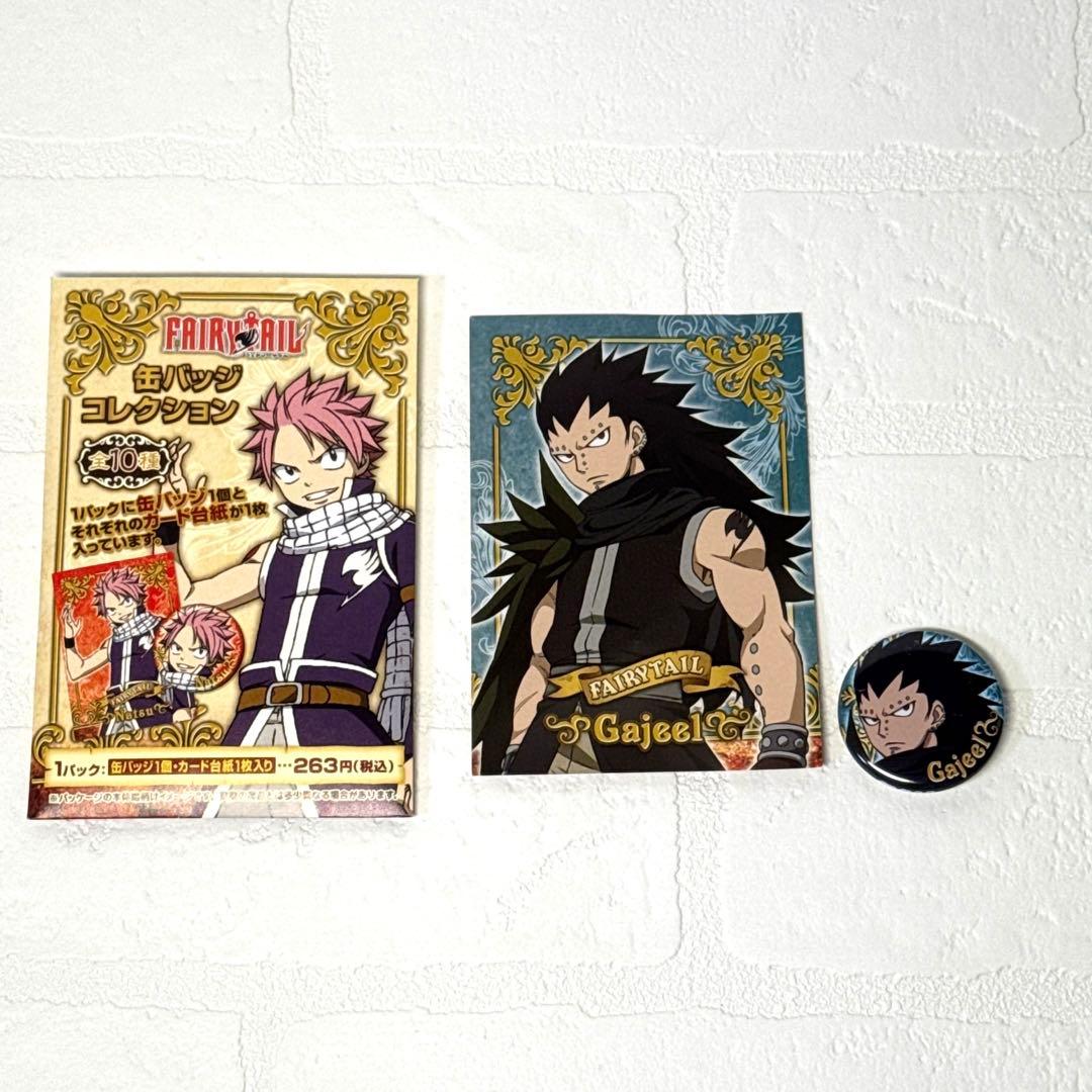フェアリーテイル　缶バッジコレクション　ガジル