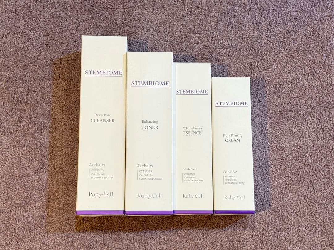 ルビーセル　ステムバイオーム スキンケア4点セット