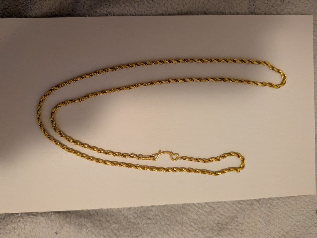 23金 7.1グラム ネックレス タイ製