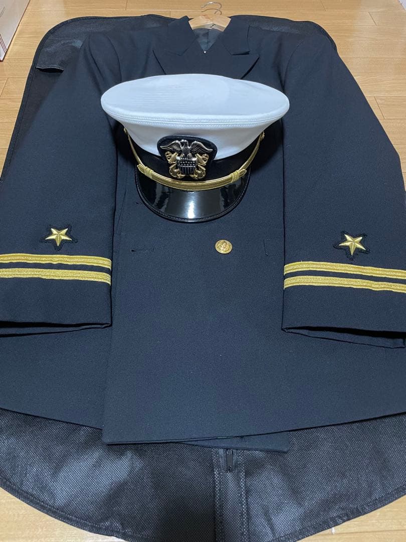 最終値下げ　米海軍　米軍放出品　制帽&制服セット　バラ売り可能