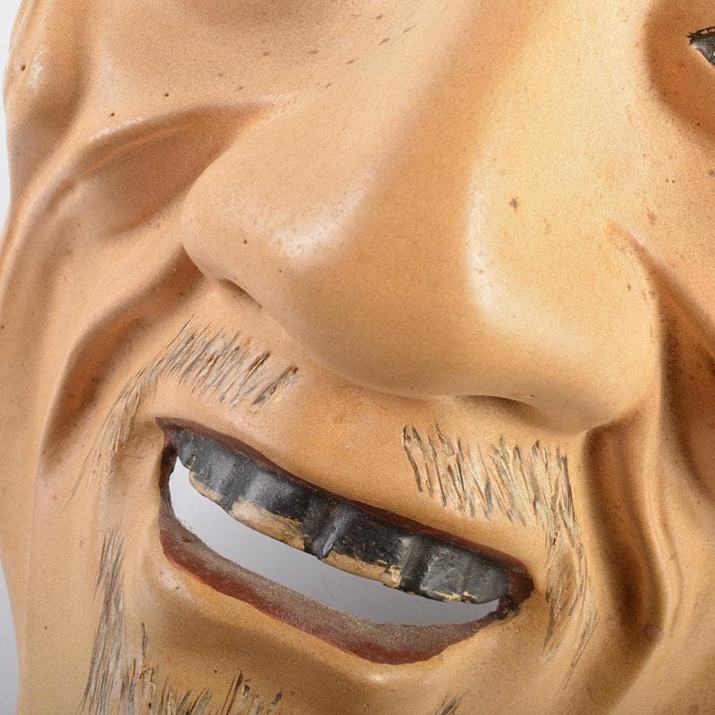 能面 能楽 雅楽 木彫 尉面 裕茂銘 C R6987 - メルカリ