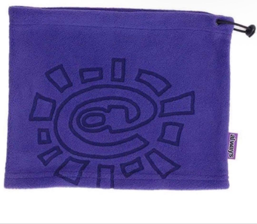 always 紫 ビーニー ネックウォーマー - メルカリ