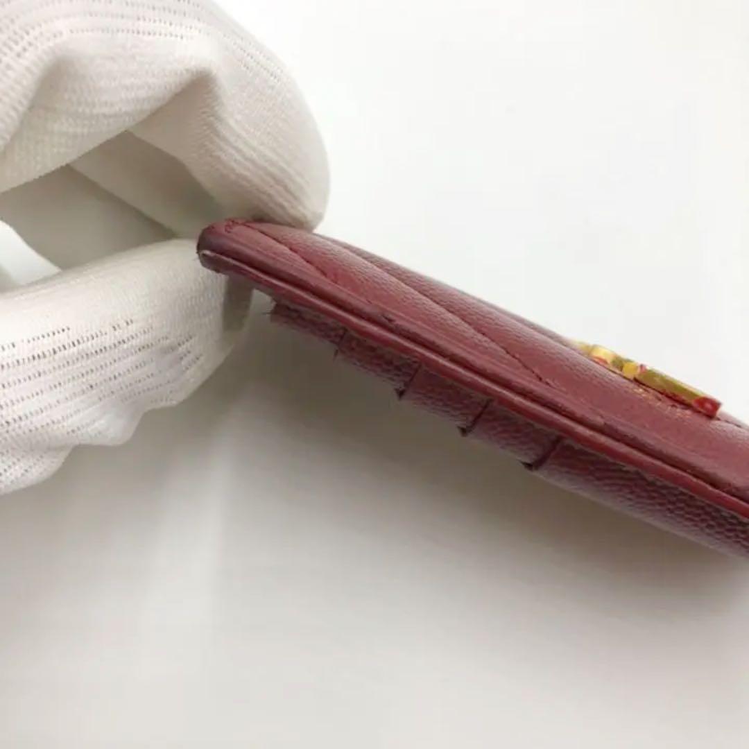 サンローラン】フラグメントケース 小銭入れ YSLロゴ ゴールドロゴ