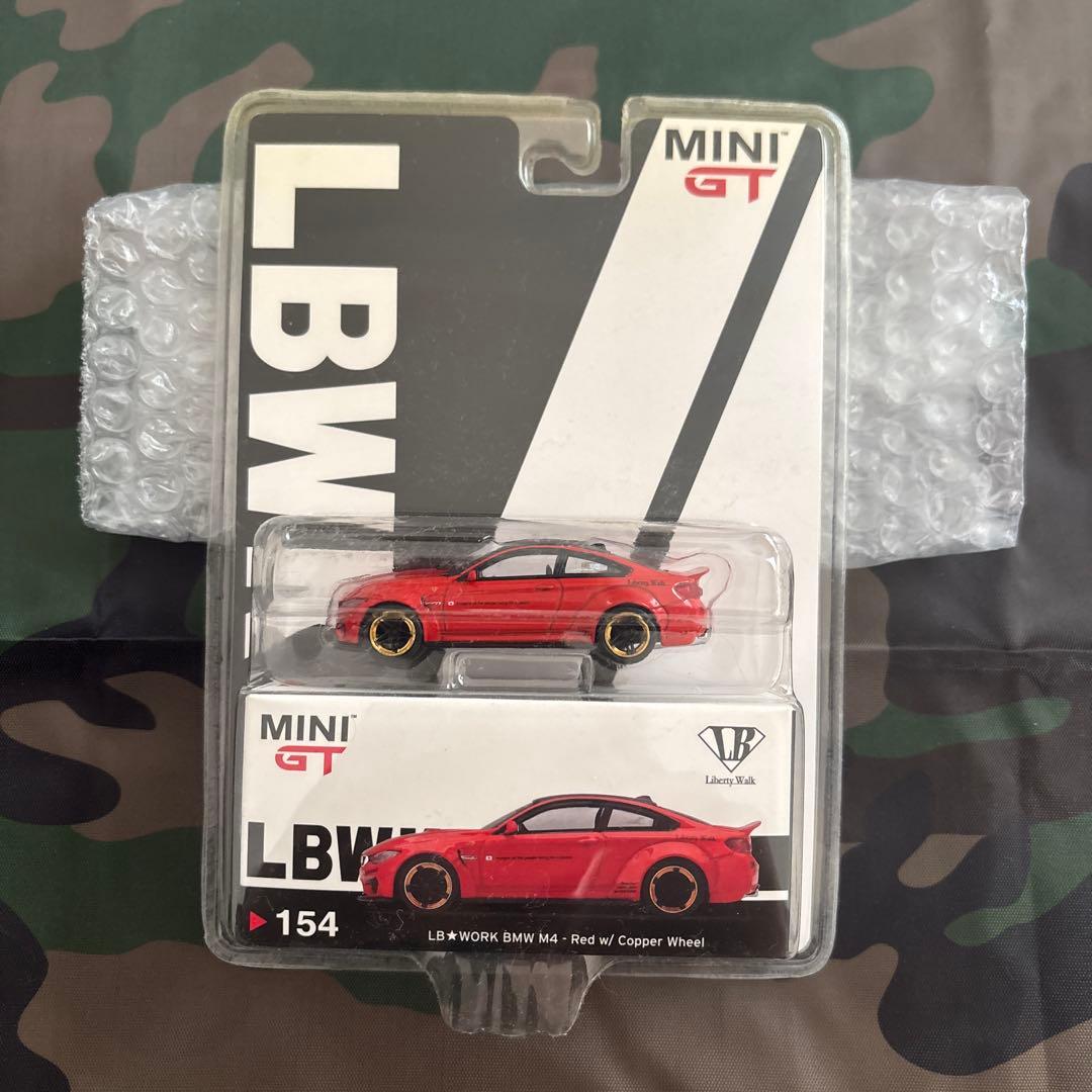 ミニカー MiNiGT 154 LBWORKS  M4 red w/copper