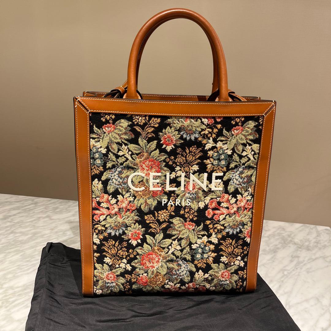 Celine セリーヌ バーティカルカバ ジャガード フラワー 花柄 - メルカリ
