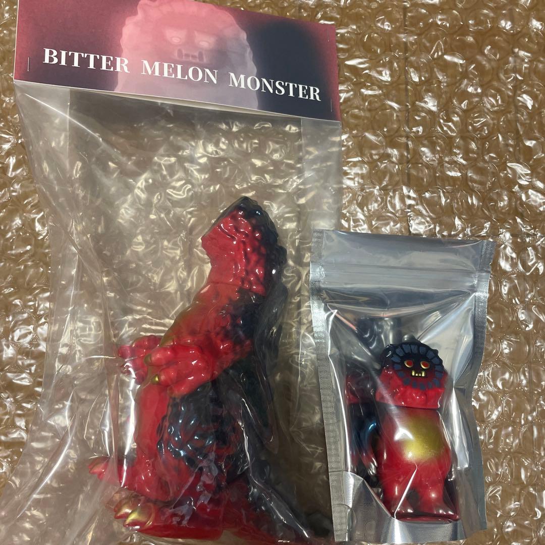 ゴーヤ怪獣/ベビーゴーヤ怪獣G.red 2体セット ゴーヤ怪獣ガチャガチャ第二弾のPOP！！ 8月販売予定です！ 今回は