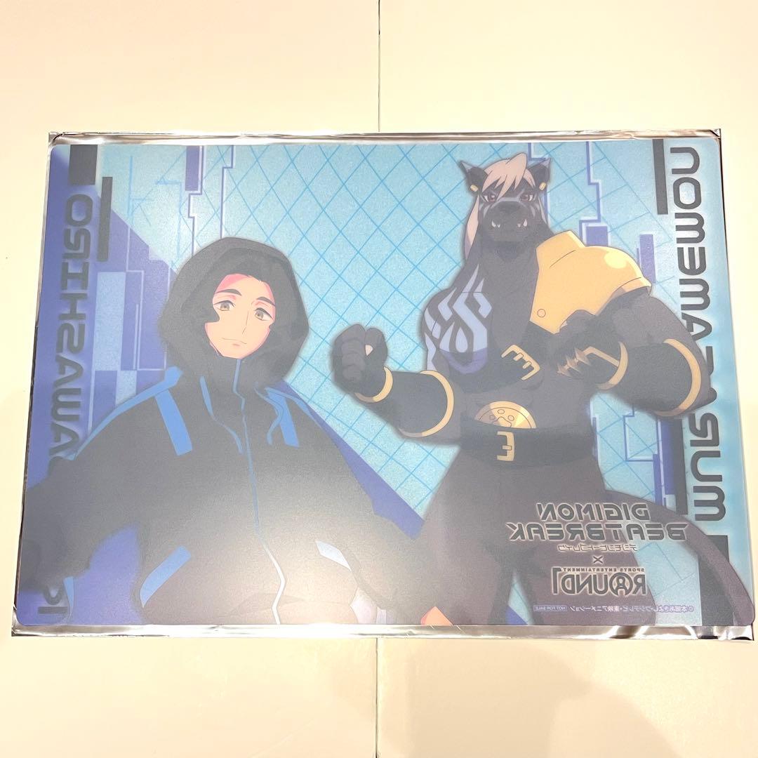 デジモン ラウンドワンコラボ オリジナルB4プラマット 2種セット